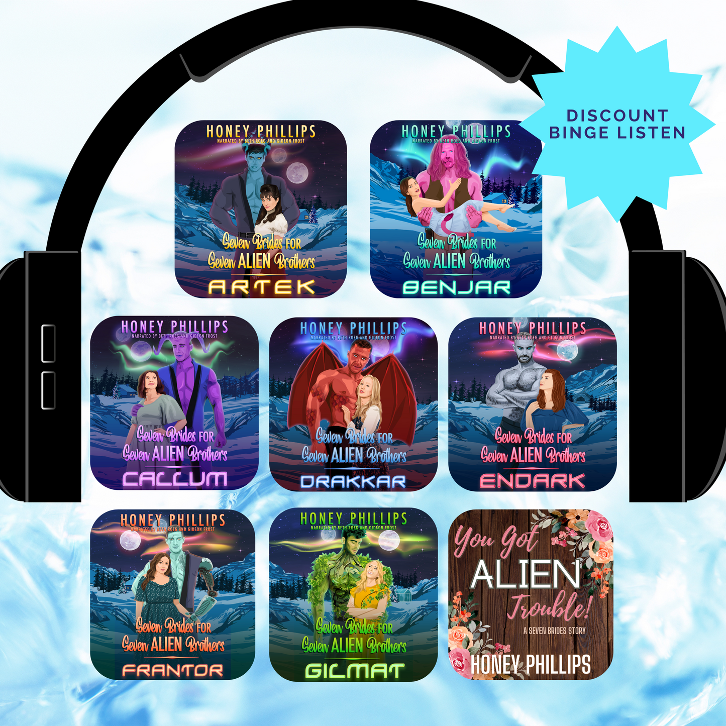 Seven Brides For Seven Aliens Audiobooks Bundle